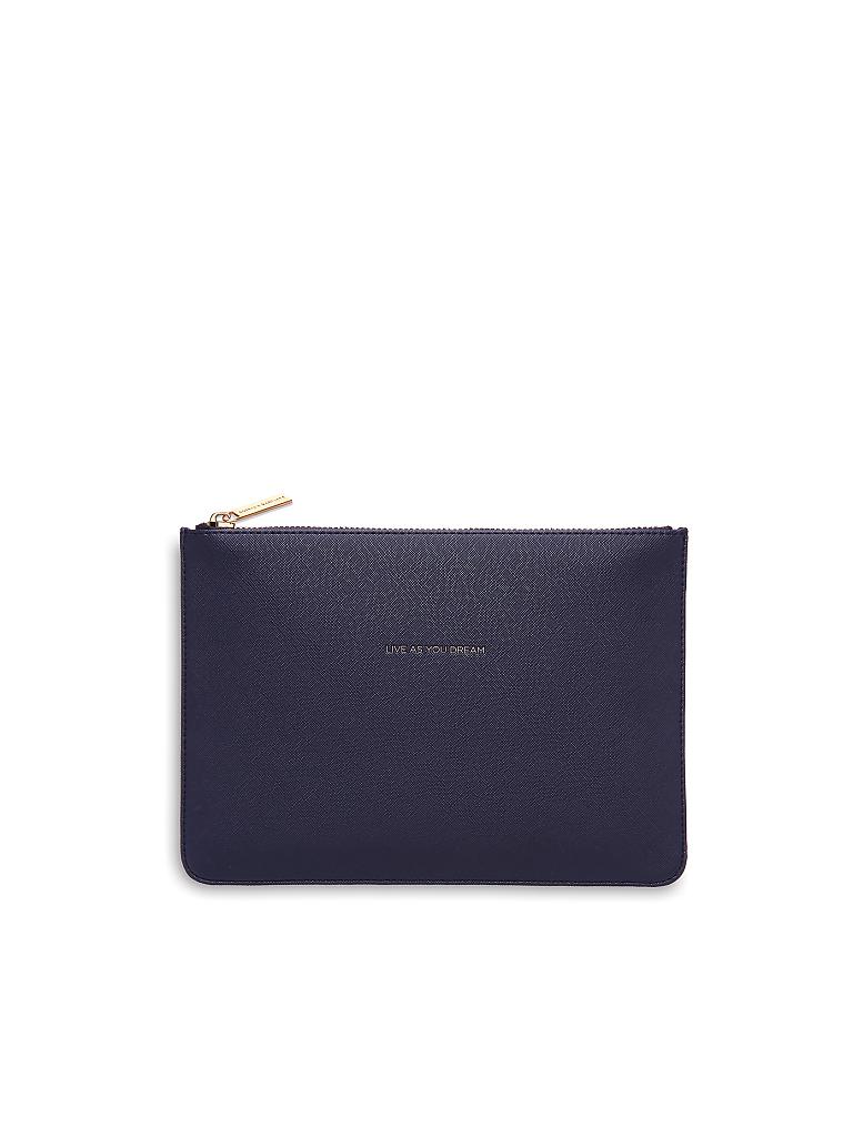 ESTELLA BARTLETT | Medium Pouch- "Live as you dream" | blau