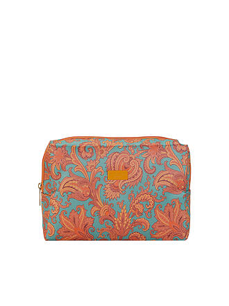 ETRO | Kosmetiktasche (53 Türkis / Camel)