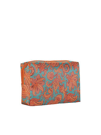 ETRO | Kosmetiktasche (53 Türkis / Camel)