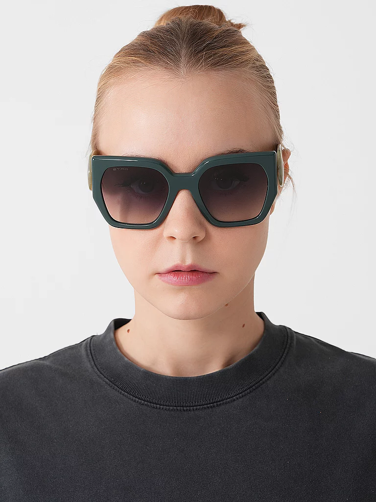 ETRO ETRO0054/S/54 Sunglasses Dark Green 2