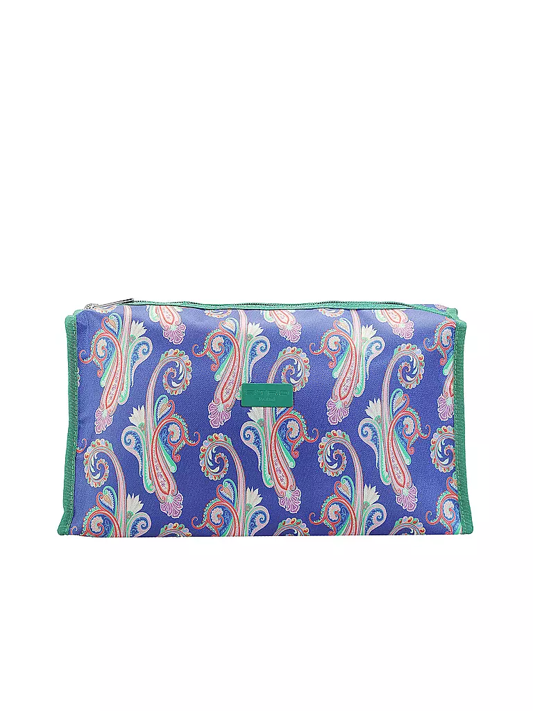 ETRO | Kosmetiktasche (34 Dunkel Blau / Rot) | blau