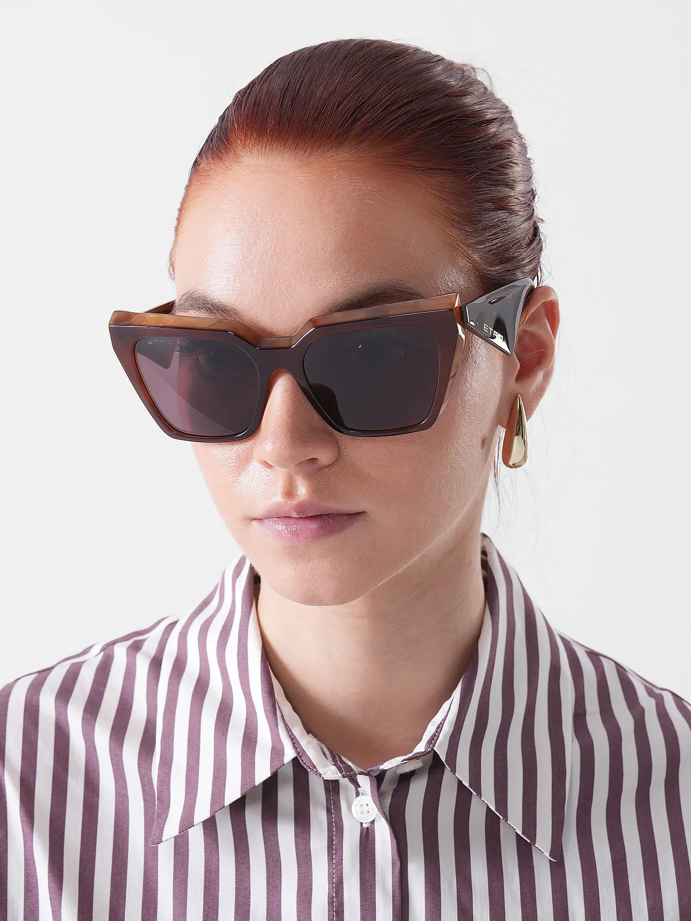 ETRO | Sonnenbrille ETRO0096/G/S/55 | braun