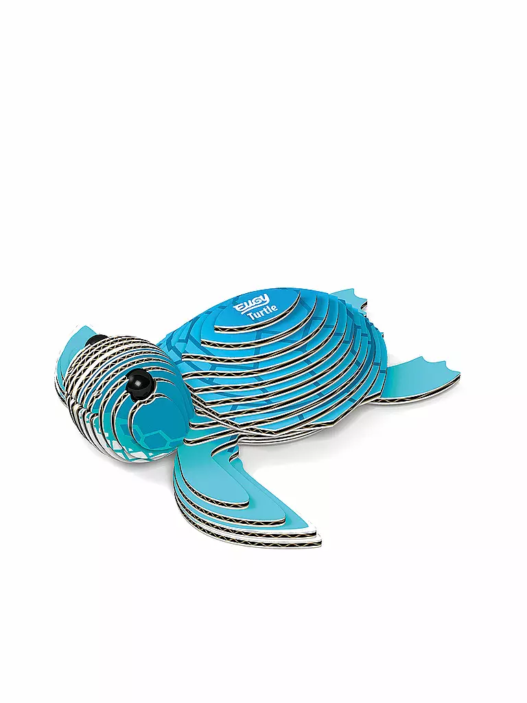 EUGY | 3D Bastelset Schildkröte | keine Farbe