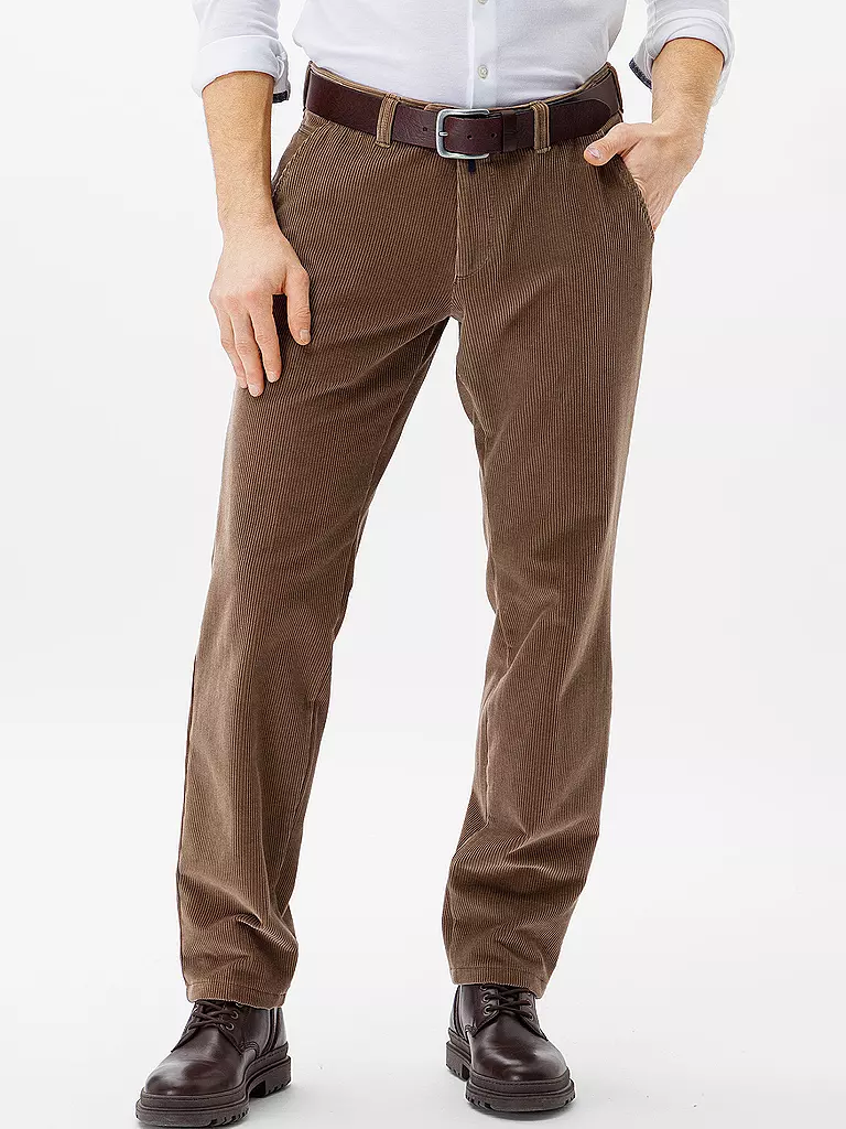 EUREX | Cordhose Regular Fit JIM | camel