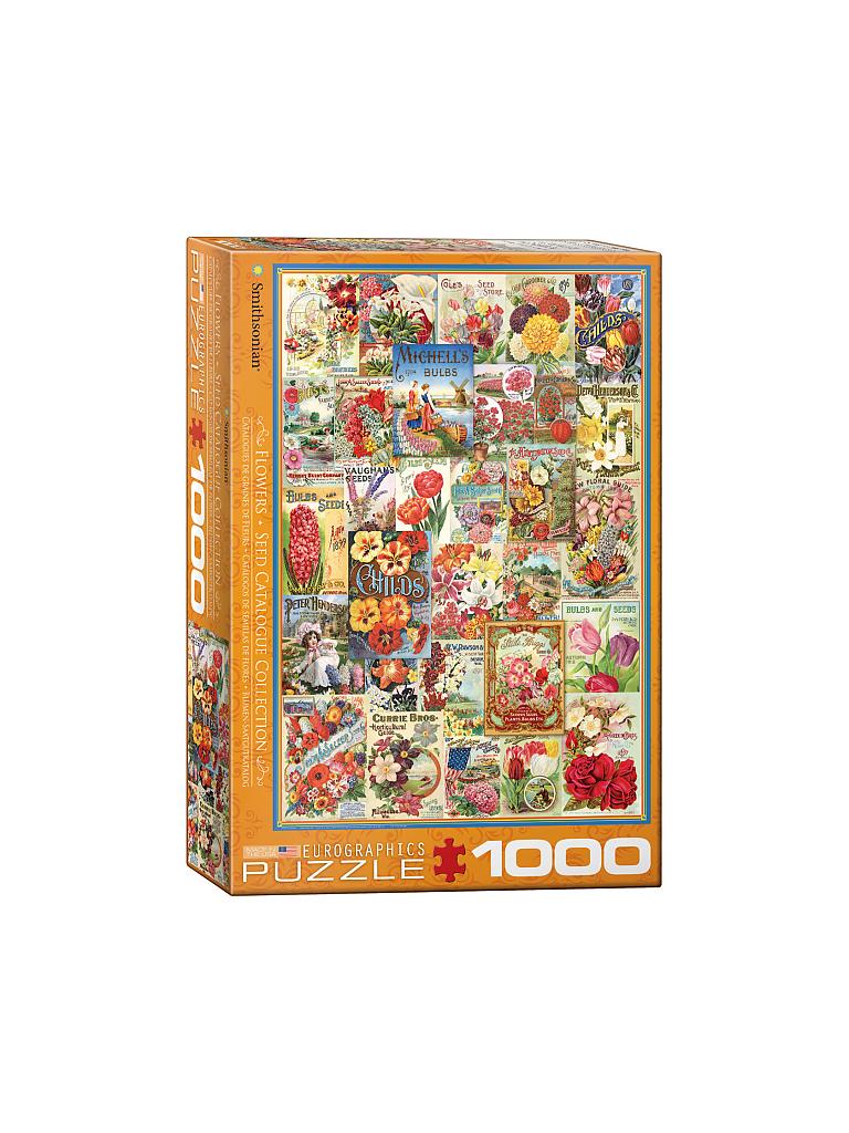 EUROGRAPHICS | Puzzle - Flower Seed Catalog Covers (1000 Teile) | bunt