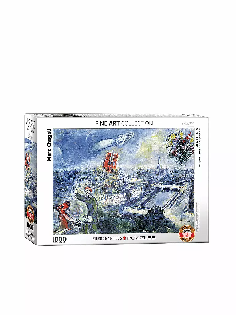 EUROGRAPHICS | Puzzle - Le Bouquet de Paris by Chagall (1000 Teile) | bunt