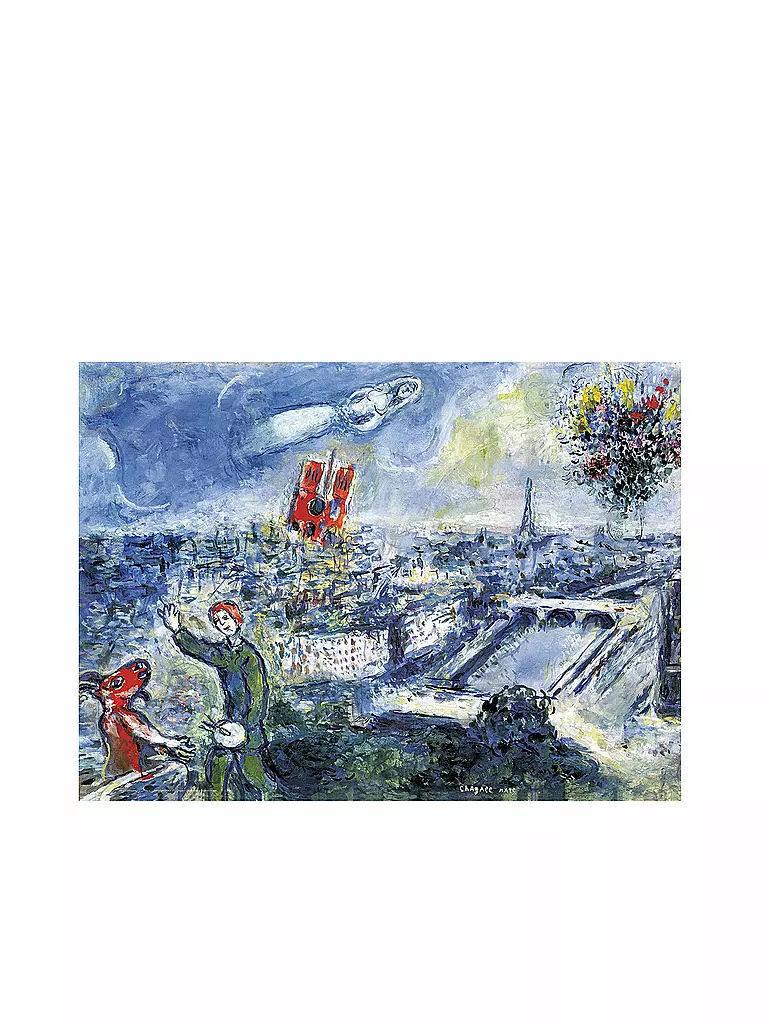 EUROGRAPHICS | Puzzle - Le Bouquet de Paris by Chagall (1000 Teile) | bunt