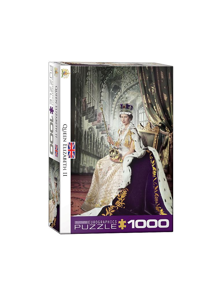 EUROGRAPHICS | Puzzle - Queen Elizabeth II (1000 Teile) | bunt