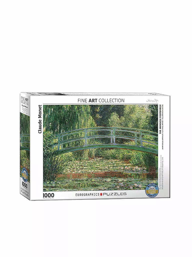 EUROGRAPHICS | Puzzle - The Japanese Footbridge (1000 Teile) Monet | bunt