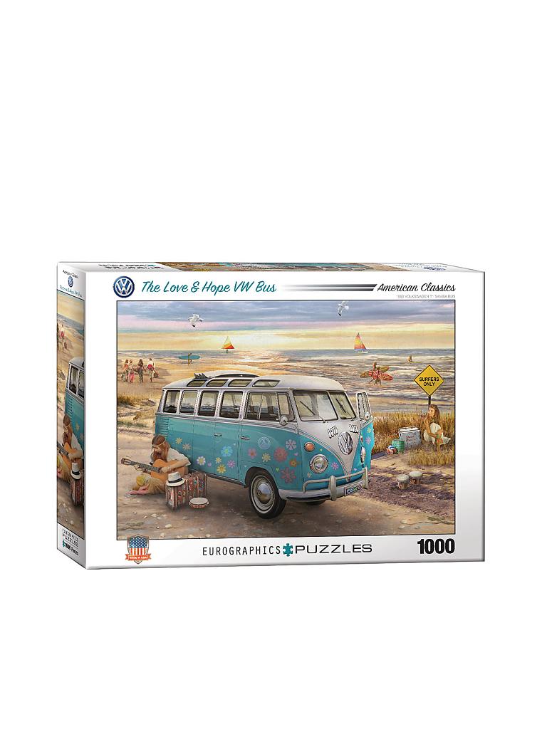 EUROGRAPHICS | Puzzle - The Love & Hope VW Bus (1000 Teile) | bunt