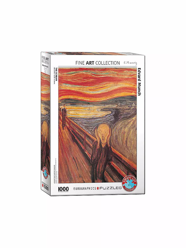 EUROGRAPHICS | Puzzle - The Scream Edvard Munch 1000 Teile | keine Farbe