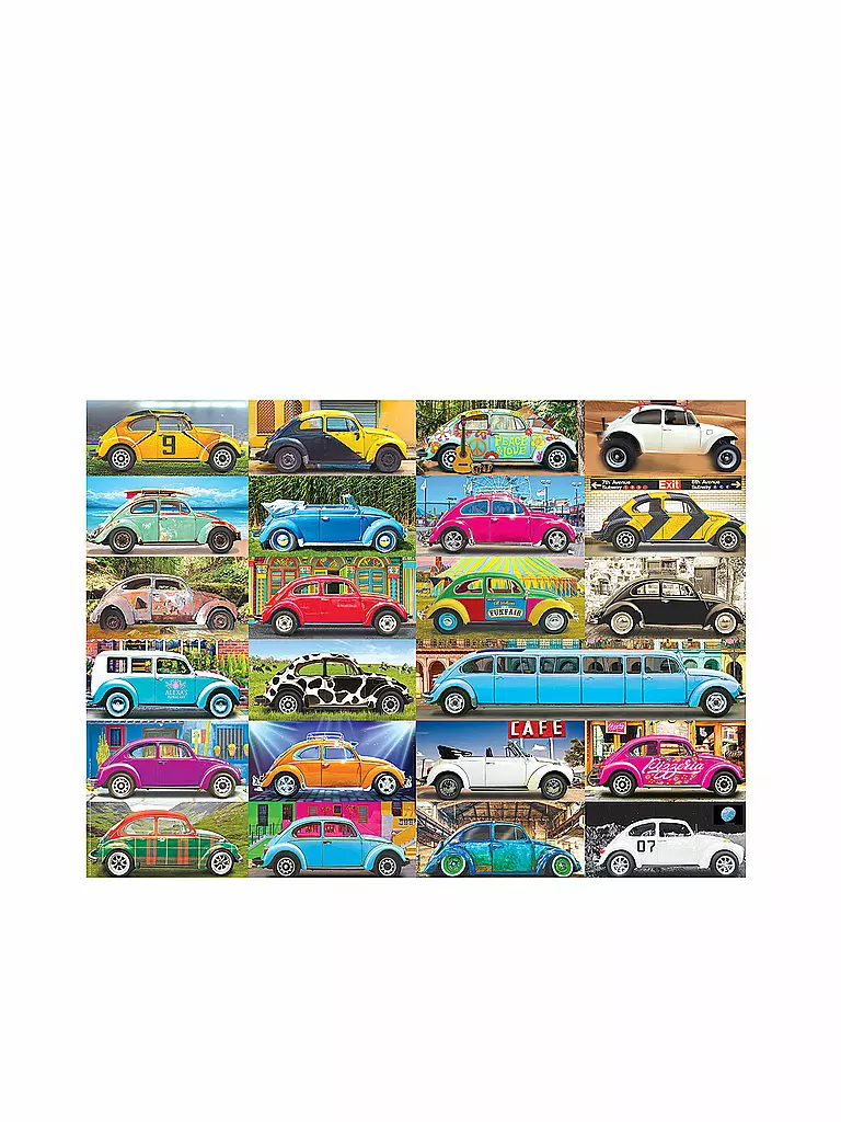 EUROGRAPHICS | Puzzle - VW Beetle gone Places (1000 Teile) | bunt