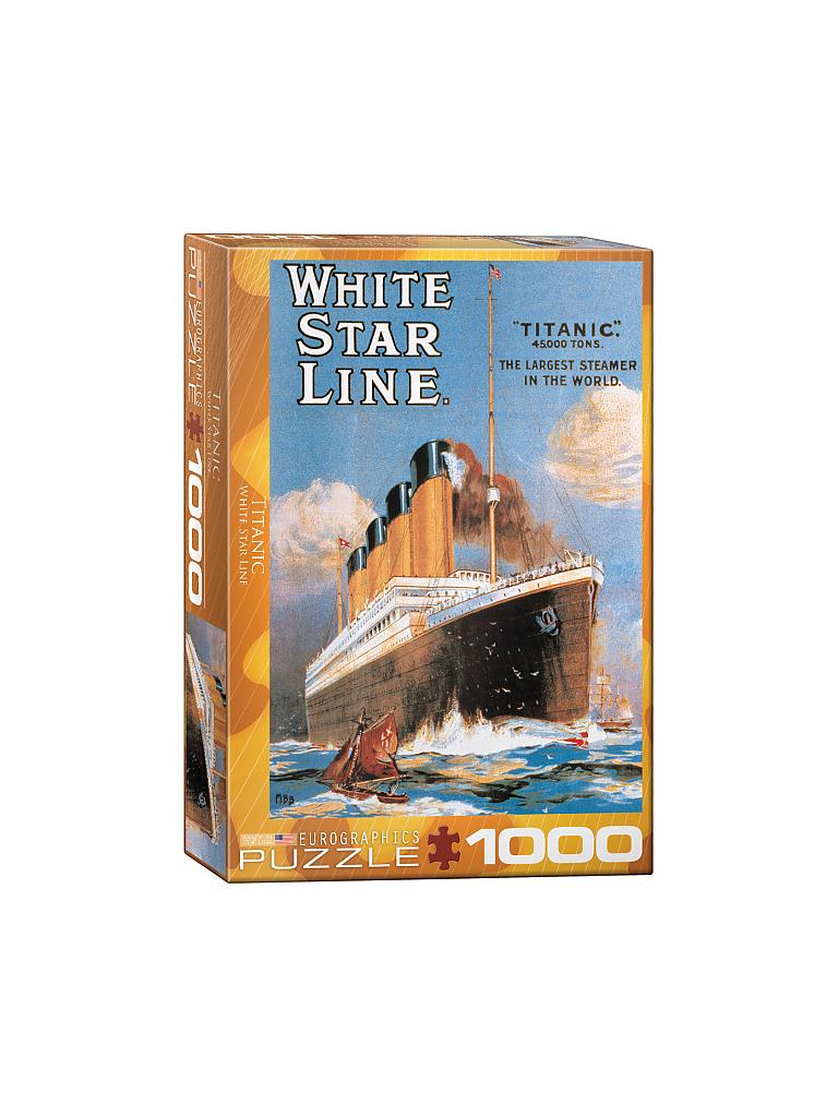 EUROGRAPHICS | Puzzle - White Star Line Titanic (1000 Teile) | bunt
