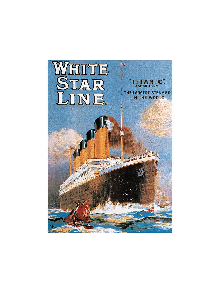 EUROGRAPHICS | Puzzle - White Star Line Titanic (1000 Teile) | bunt