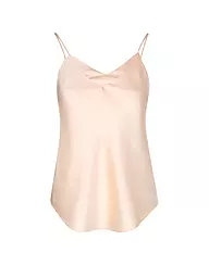 EVA BITZER | Seidentop schwarz | Rosa