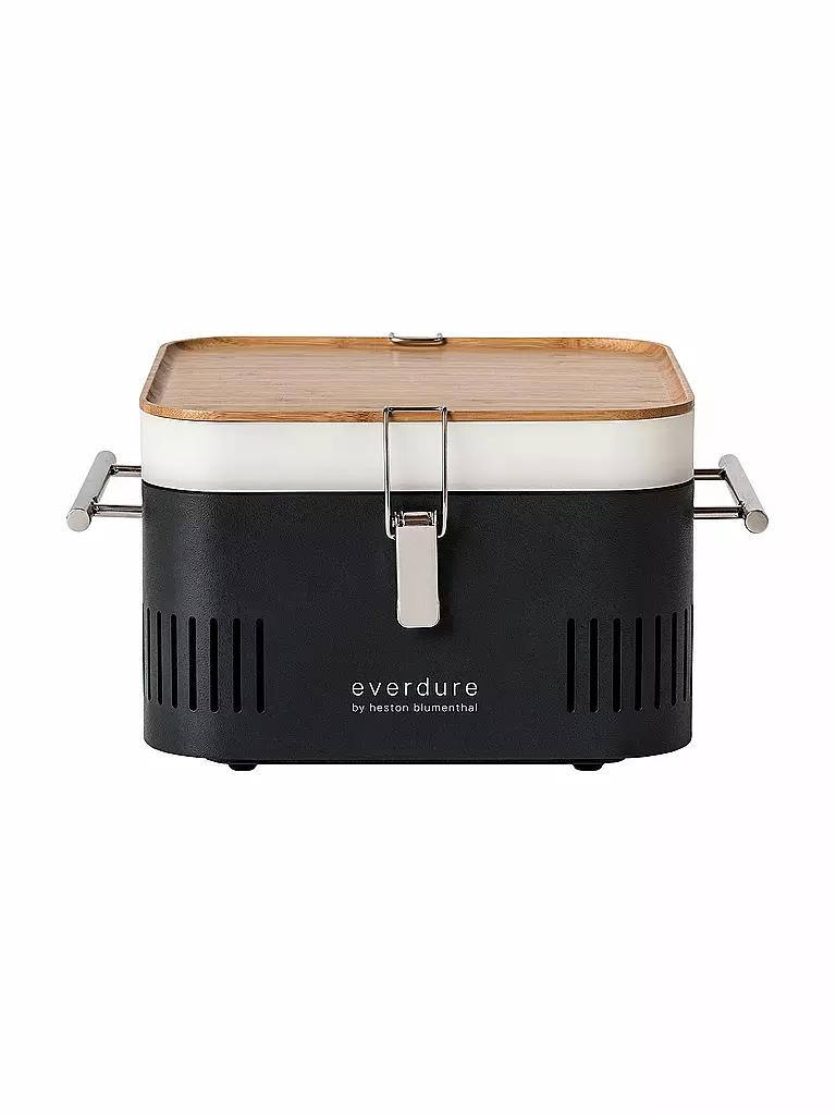 EVERDURE BY HESTON BLUMENTHAL | Tragbarer Holzkohlegrill CUBE Graphite | schwarz