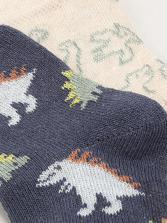 EWERS | Baby Socken DINO 2er Pkg marine
