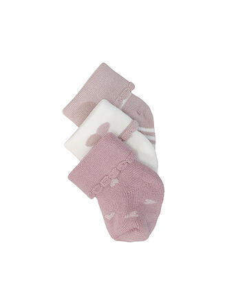 EWERS | Kinder Socken 3er Pkg. latte-rosenrauch-dusty mauve