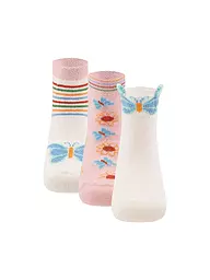EWERS | Baby Socken 3er Pkg hellblau | creme