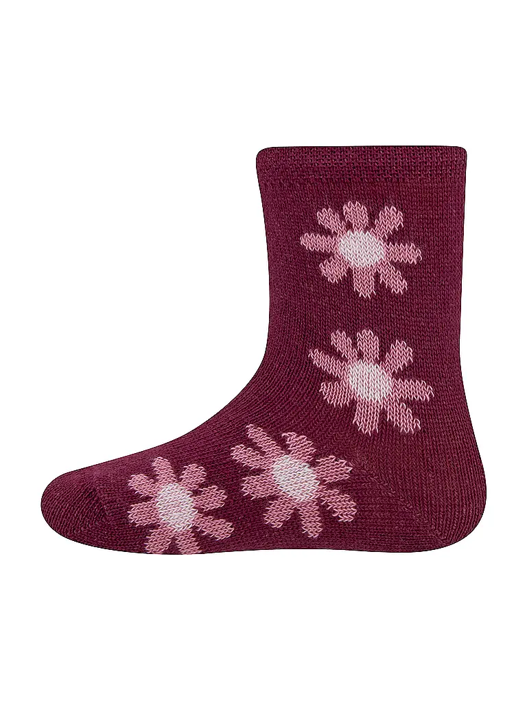 EWERS | Baby Socken 3er Pkg. bordo  | dunkelrot