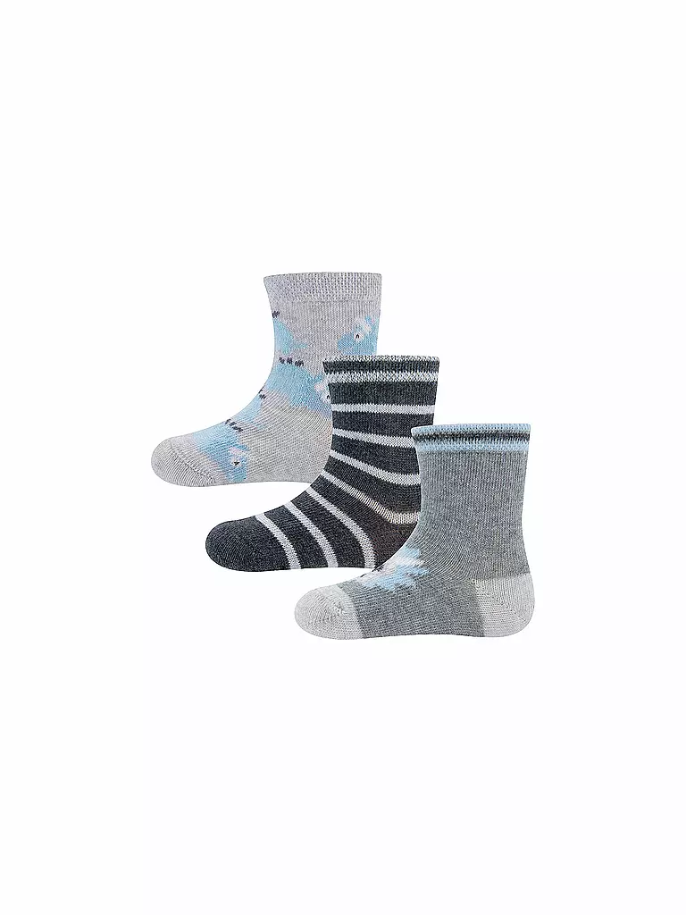 EWERS | Jungen Socken 3er Pkg grau | grau