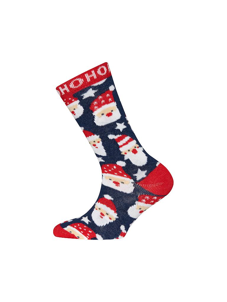 EWERS | Weihnachts Kinder-Socken | blau