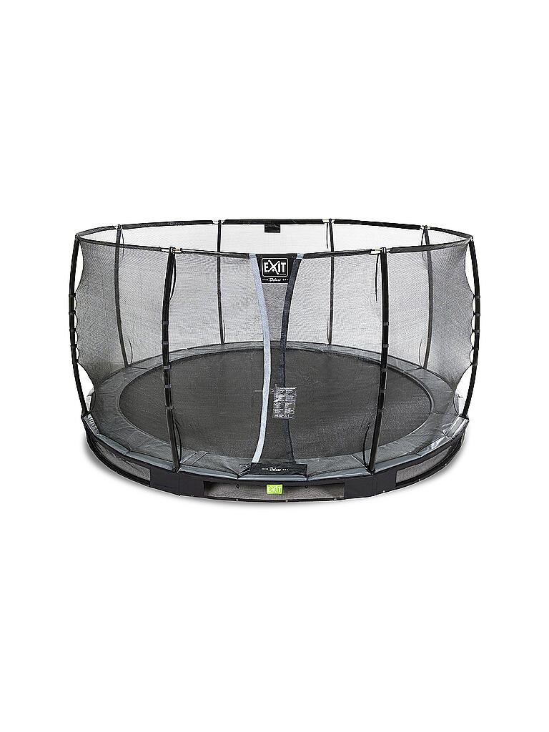 EXIT TOYS | Elegant Premium Inground-Trampolin 366cm mit Deluxe Sicherheitsnetz | keine Farbe