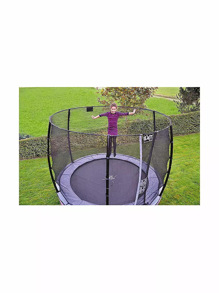 EXIT TOYS | Elegant Premium Trampolin 305cm mit Deluxe Sicherheitsnetz | keine Farbe