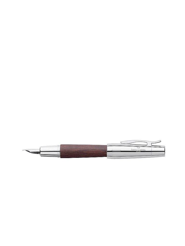 FABER-CASTELL Pluma estilográfica E-Motion marrón - negro marrón