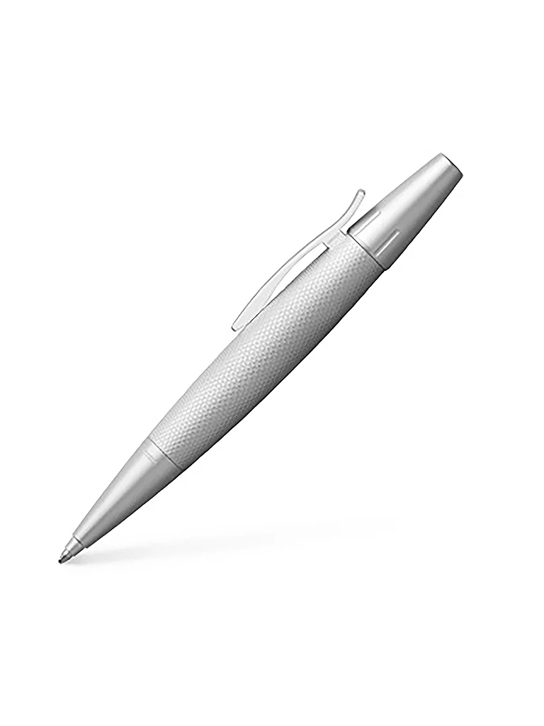 FABER-CASTELL Stylo bille rotatif e-motion pure (Argent) argent