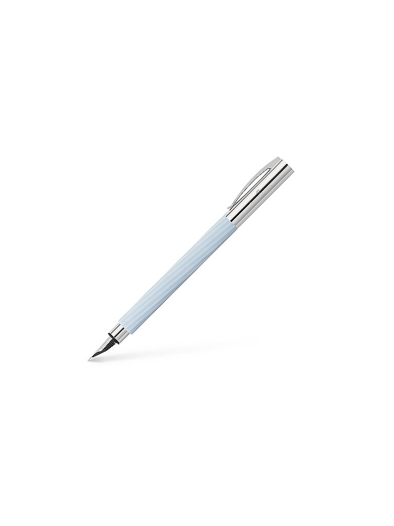 FABER-CASTELL Füllhalter AMBITION ITALIC ICE BLUE F keine Farbe