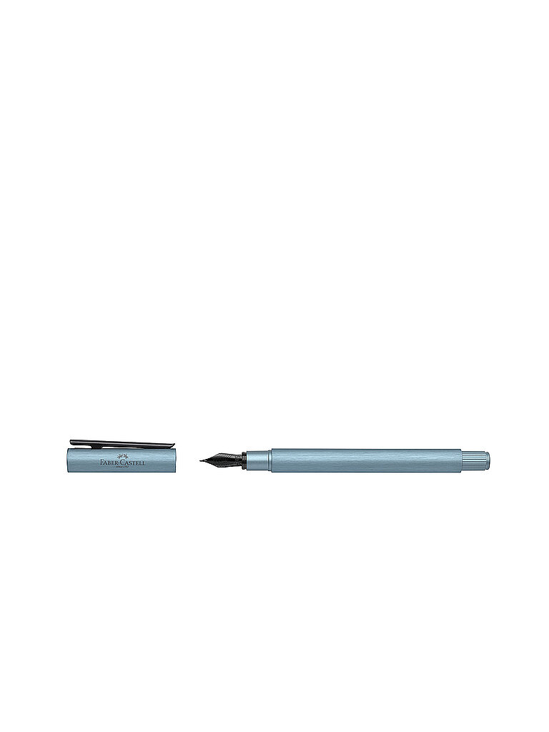 FABER-CASTELL Füllhalter Neo Slim Aluminium Medium Serentiy Blue  blau
