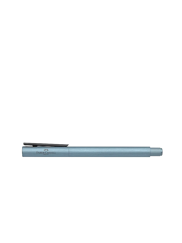 FABER-CASTELL Füllhalter Neo Slim Aluminium Fein Serenity Blue bleu