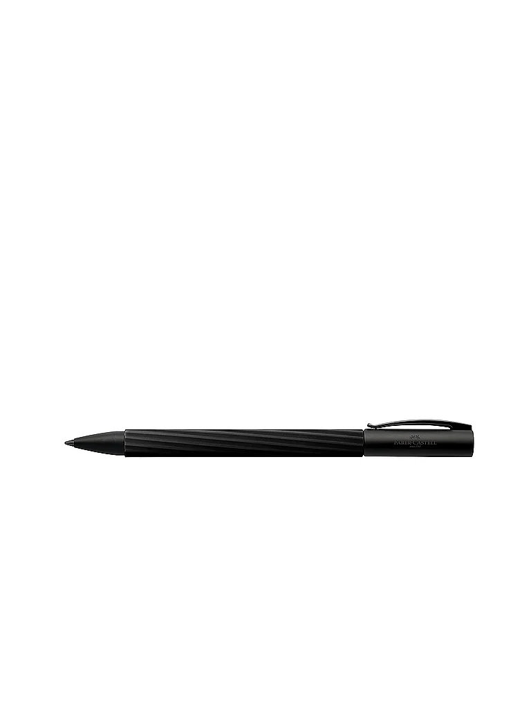 FABER-CASTELL Drehkugelschreiber Ambition Italic Obsidian Black noir