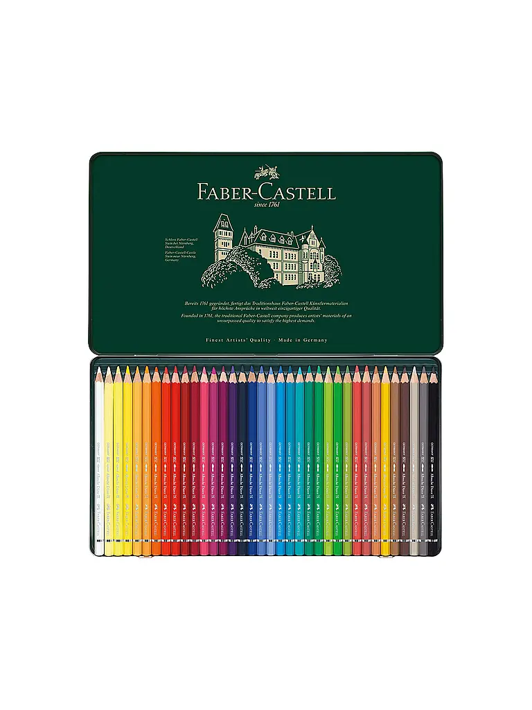 FABER-CASTELL | Albrecht Dürer Aquarellstift 36er Metalletui | Dunkelgrün