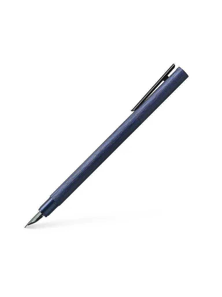 FABER-CASTELL | Aluminium Füller Neo Slim Federbreite F, dunkelblau | Dunkelblau