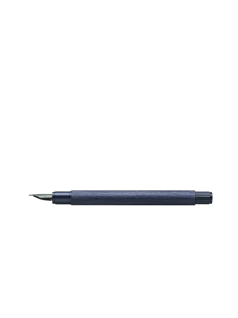 FABER-CASTELL | Aluminium Füller Neo Slim Federbreite F, dunkelblau | Dunkelblau