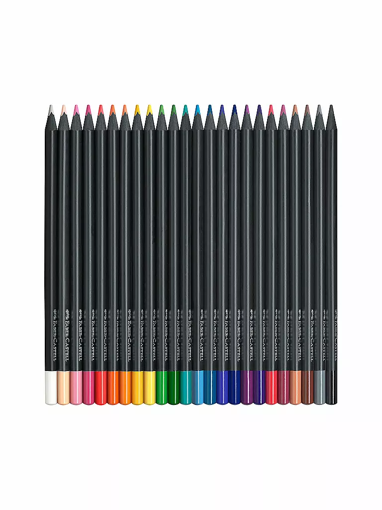 FABER-CASTELL | Black Edition Bunstifte, 24er Kartonetui | keine Farbe