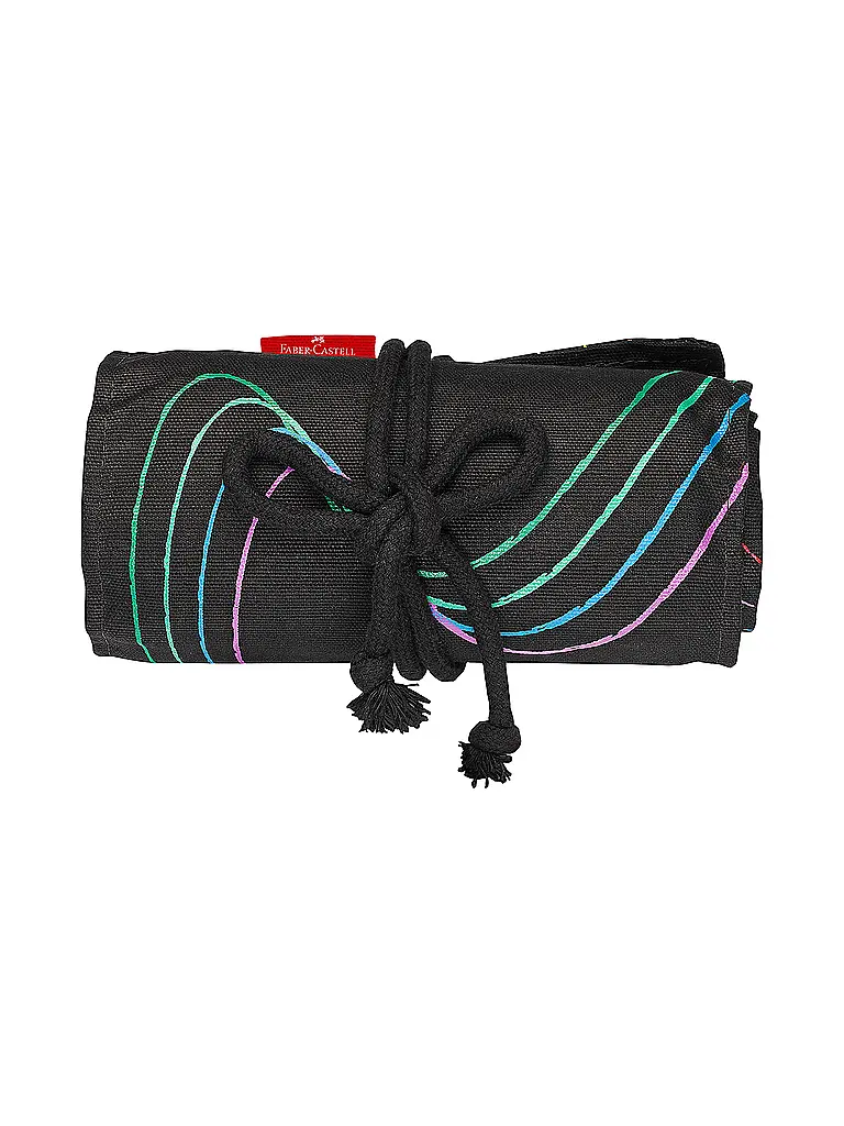 FABER-CASTELL | Buntstifte Black Edition Stifterolle 72 Farben | Schwarz