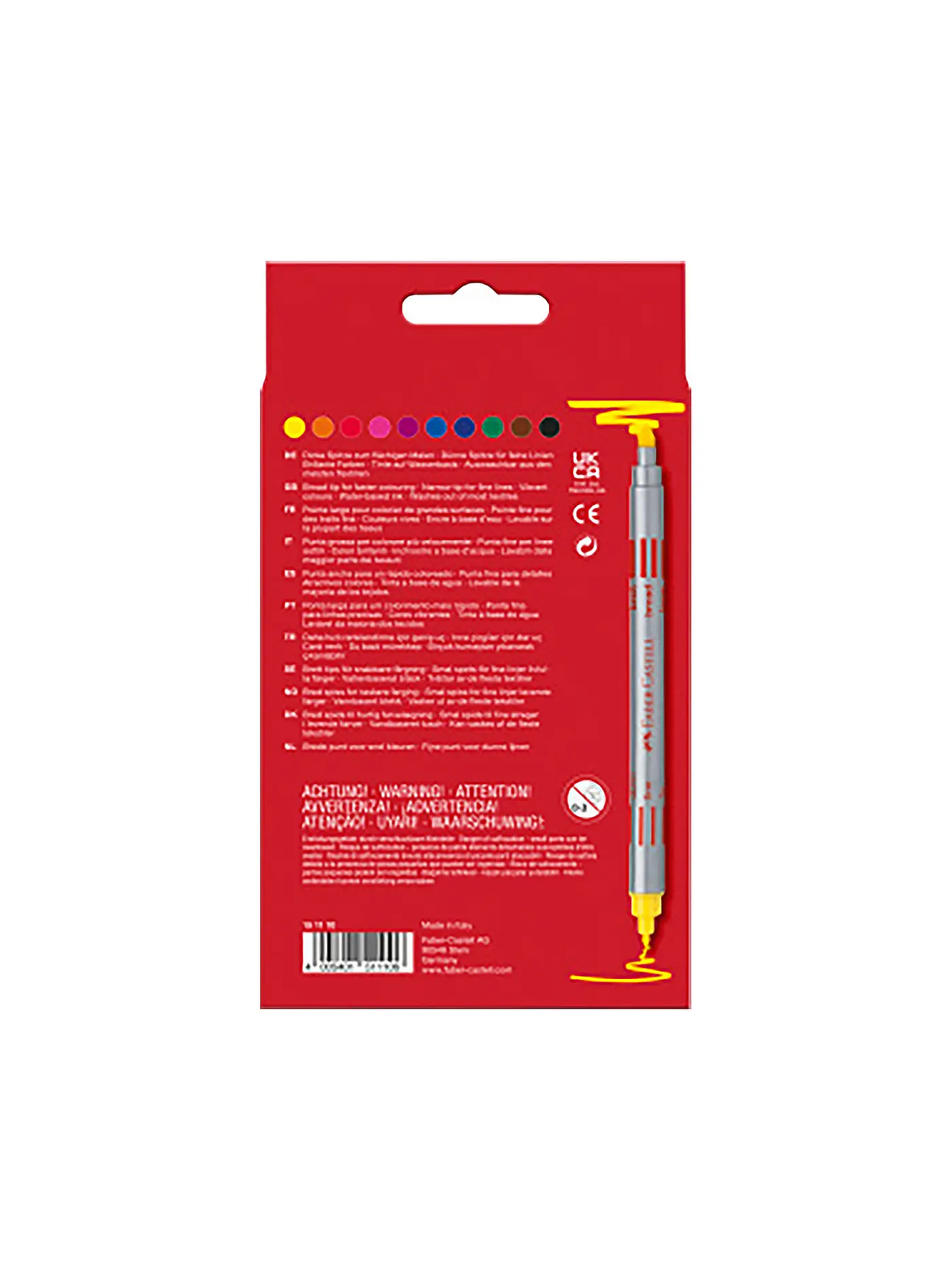 FABER-CASTELL | Doppelender Filzstift | keine Farbe
