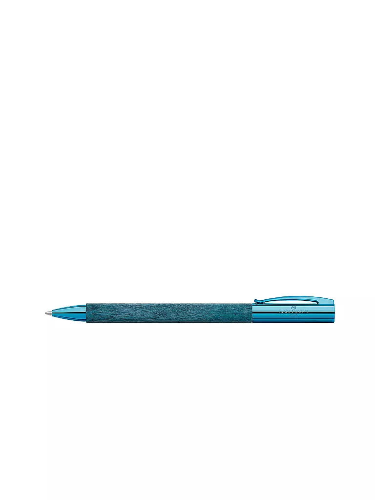 FABER-CASTELL | Dreh-Kugelschreiber AMBITION BLUE WOOD | Blau
