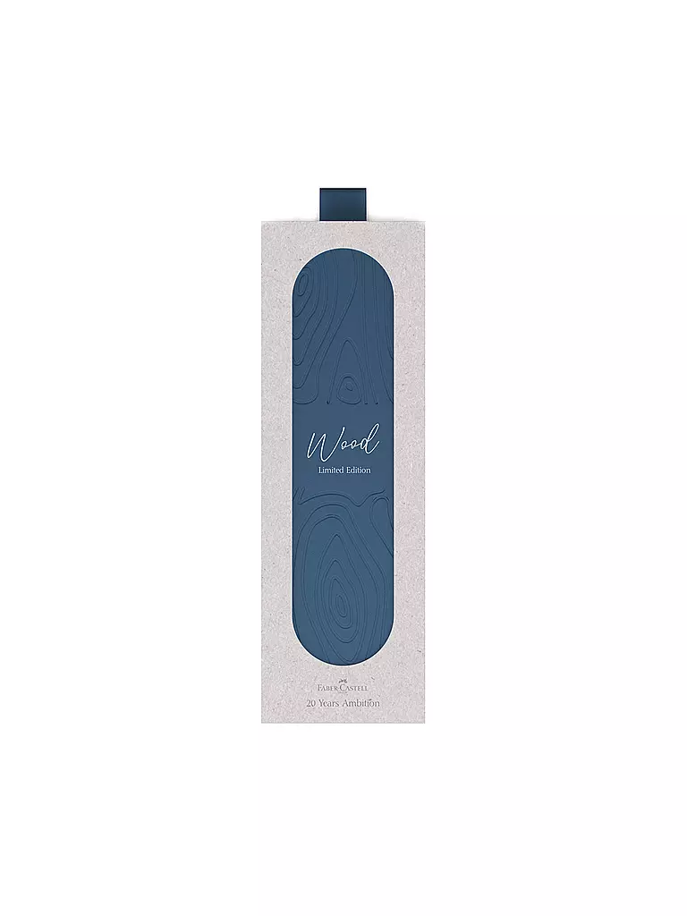 FABER-CASTELL | Dreh-Kugelschreiber AMBITION BLUE WOOD | Blau