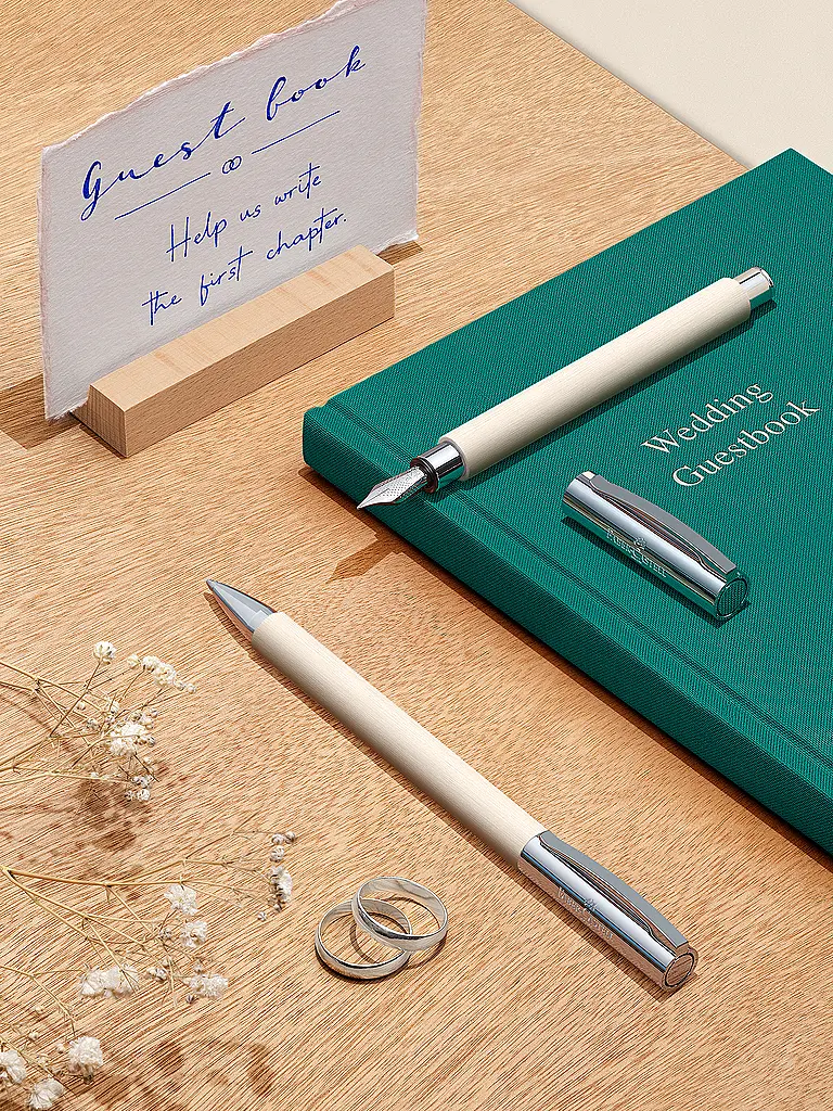 FABER-CASTELL | Fühlhalter AMBITION EDELHARZ CINEMATIC White | 