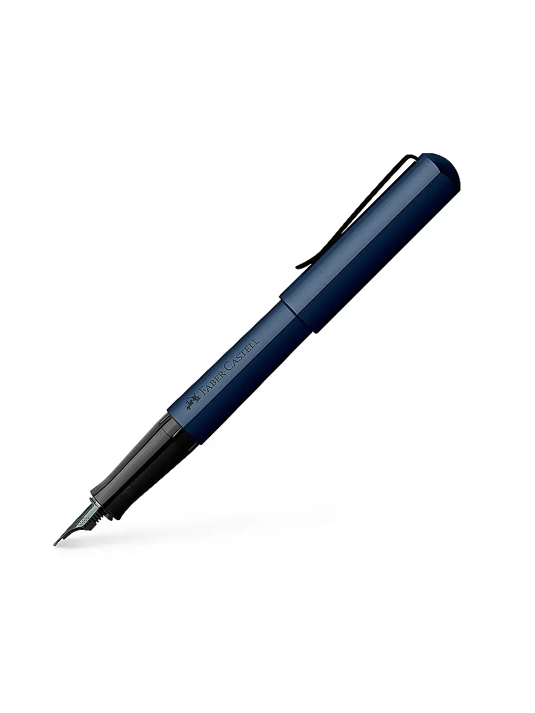 FABER-CASTELL | Füllhalter Hexo Blau Breit | 