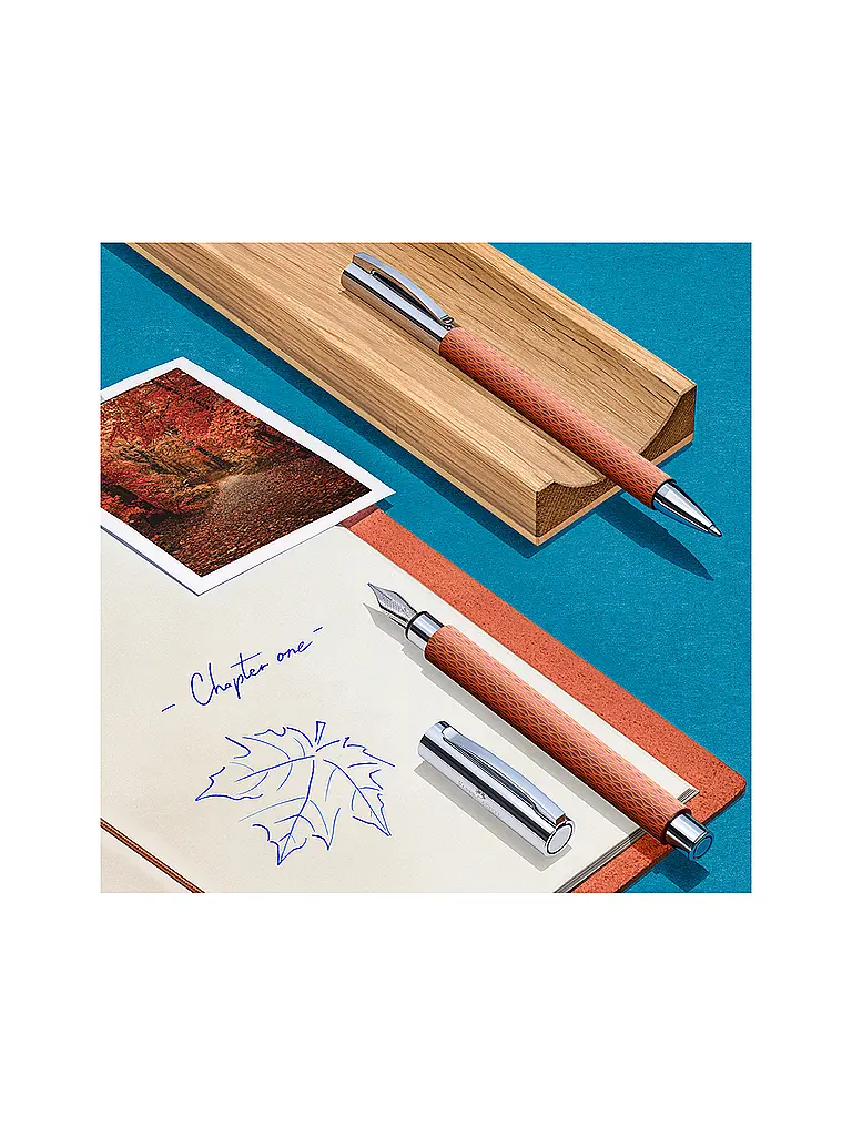 FABER-CASTELL | Füllhalter OpArt Autumn Leaves Medium | 