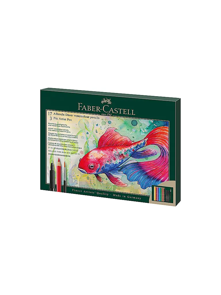 FABER-CASTELL | Farbstifte Set 21tlg. PITT ARTIST PEN  | Dunkelgrün