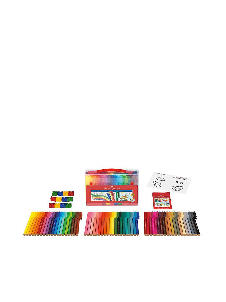 FABER-CASTELL | Filzstift Connector Koffer 60-teilig | 