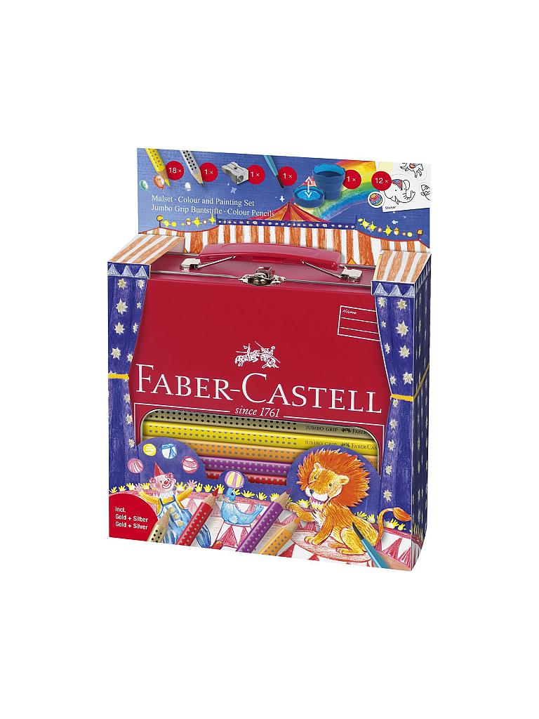 FABER-CASTELL | Malset Jumbo Grip Zirkus im Metall-Koffer  | keine Farbe