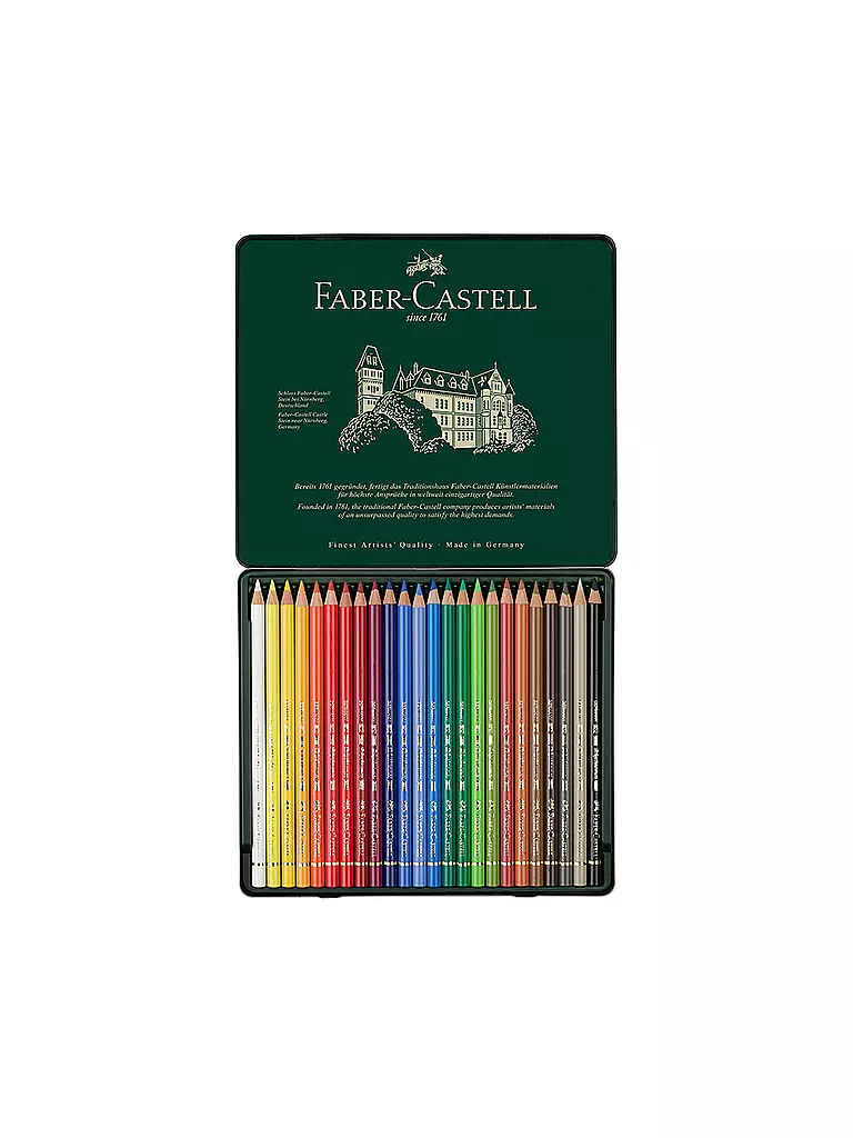 FABER-CASTELL | Polychromos Farbstifte 24er Metalletui | keine Farbe