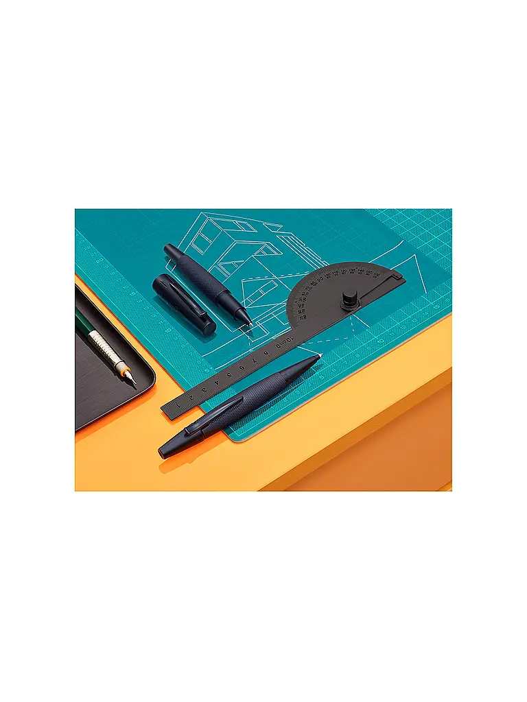 FABER-CASTELL | Tintenroller e-motion Pure Black | Schwarz